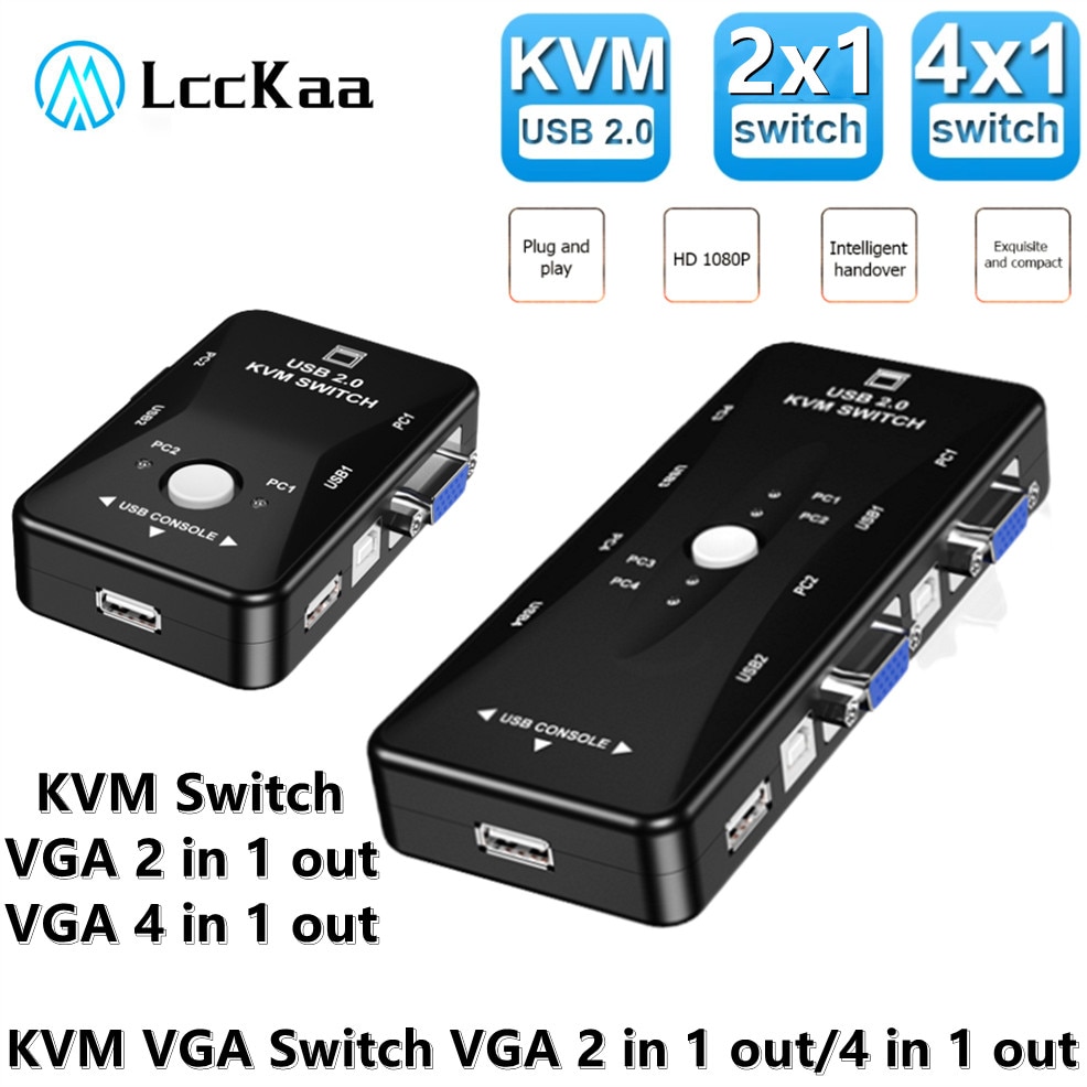 USB KVM ġ ó 4 Ʈ VGA SVGA ġ й, 1920x1440 VGA  ġ USB ġ Ű 콺  